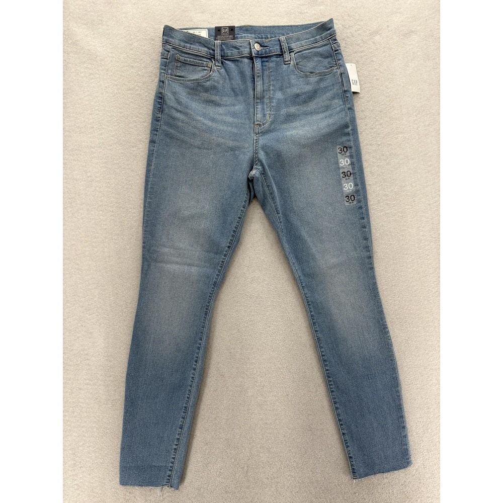 Gap Jegging High Rise Jeans Womens 30/10 Blue Light Wash Stretch Denim Skinny